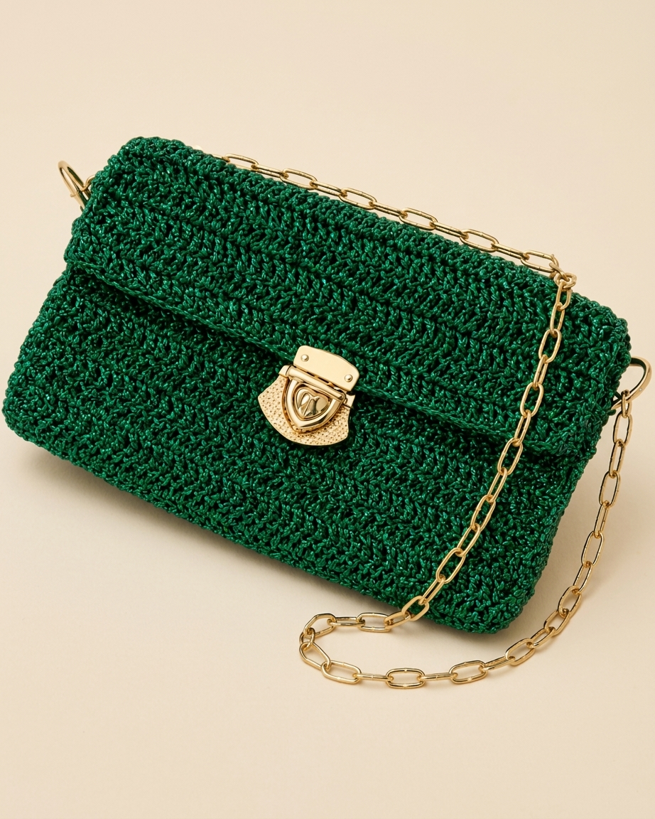 Estelle Bag - handmade crochet bag by Crozele