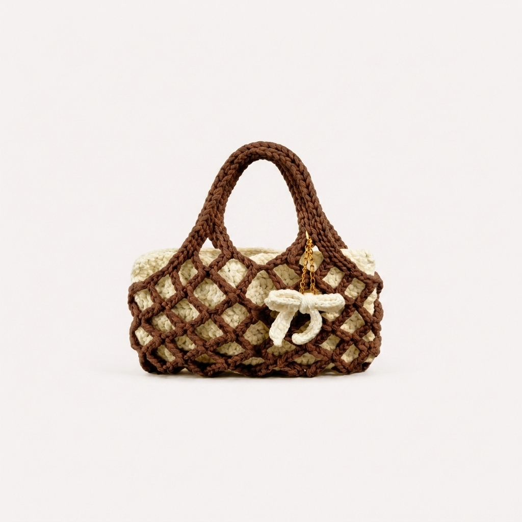 LushLoop Mini Bag - handmade crochet bag by Crozele, view 2