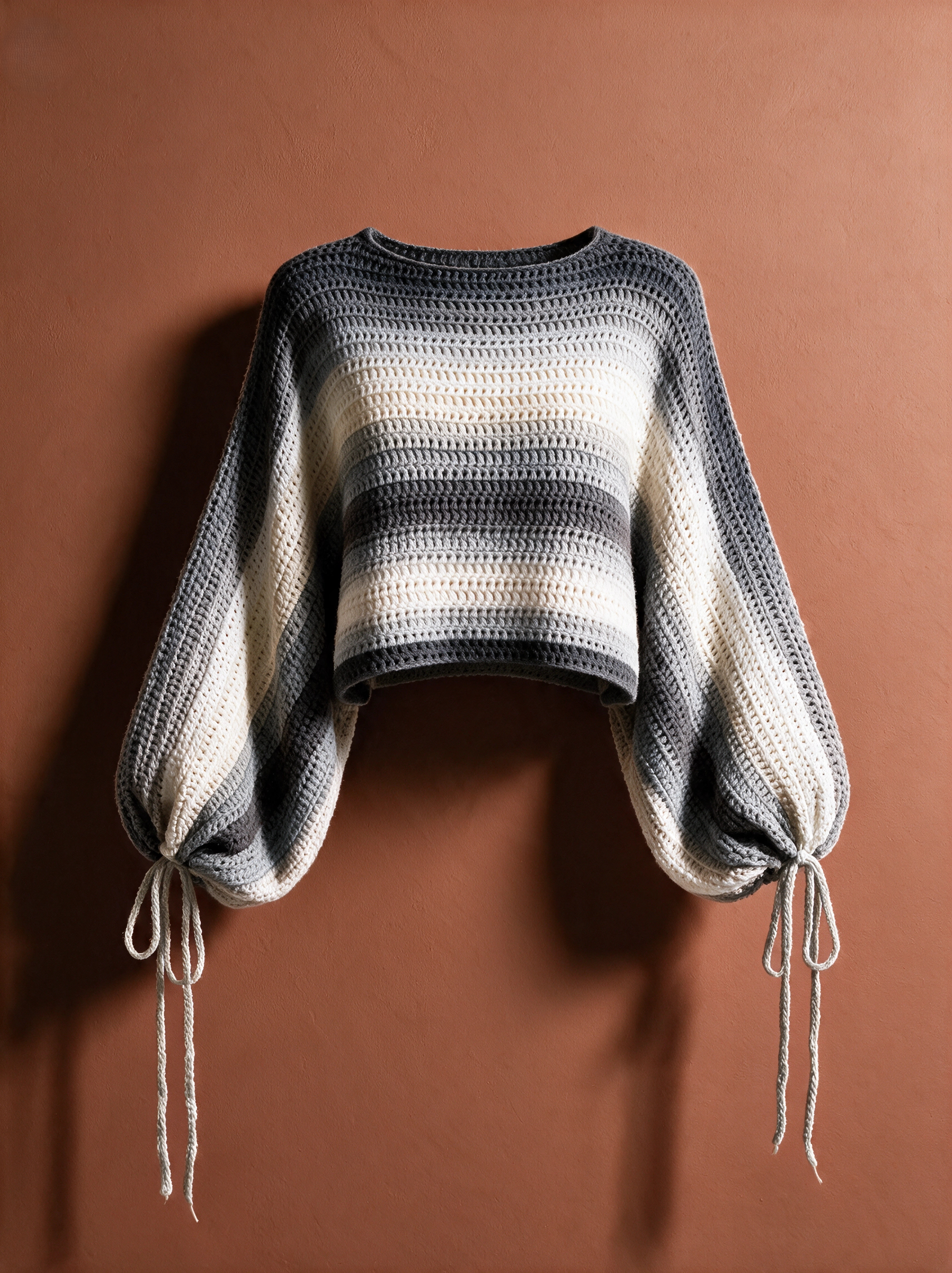 Melo Sweater - handmade crochet top by Crozele, view 2