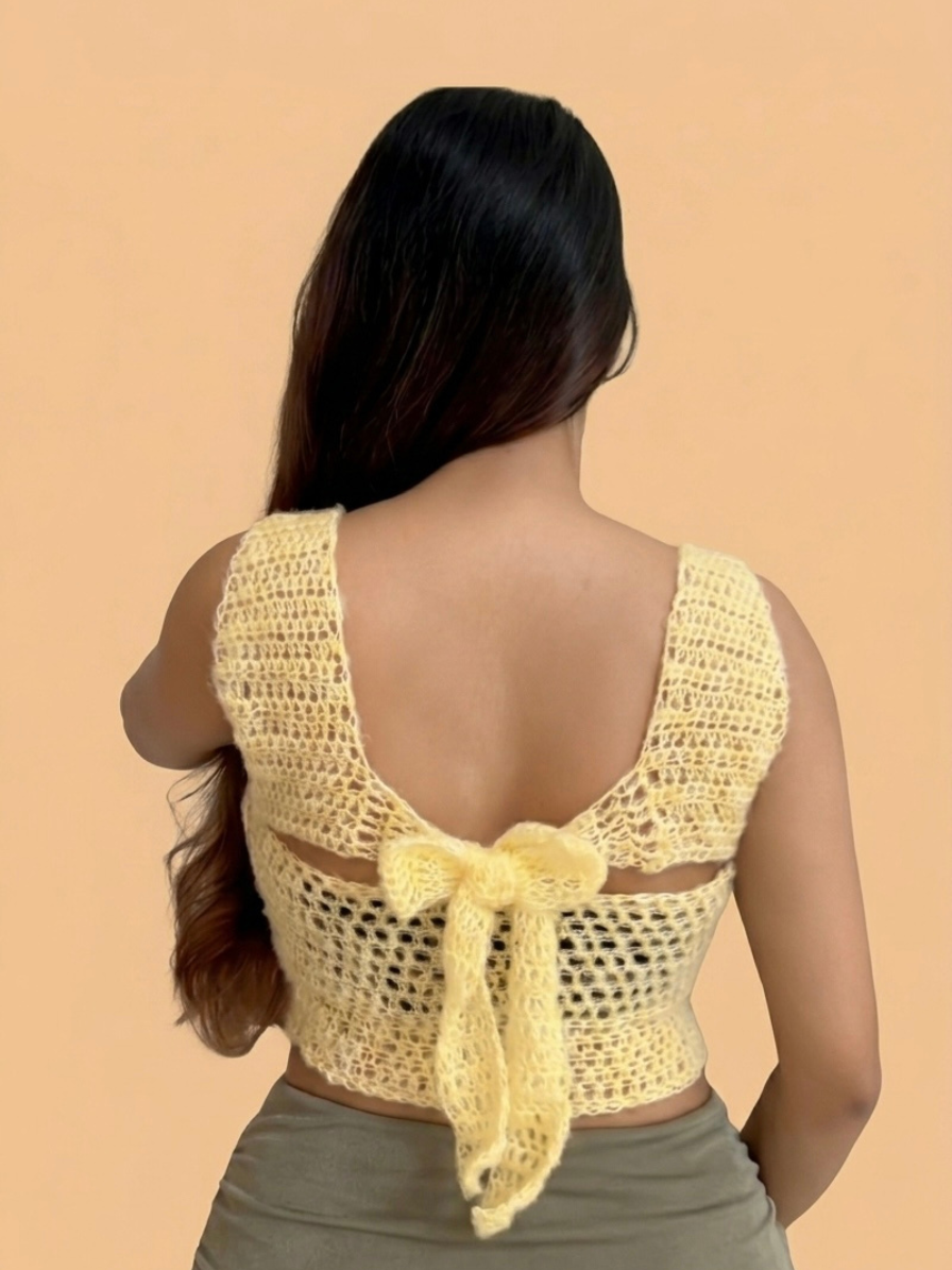 Sunlace Top - handmade crochet top by Crozele, view 2